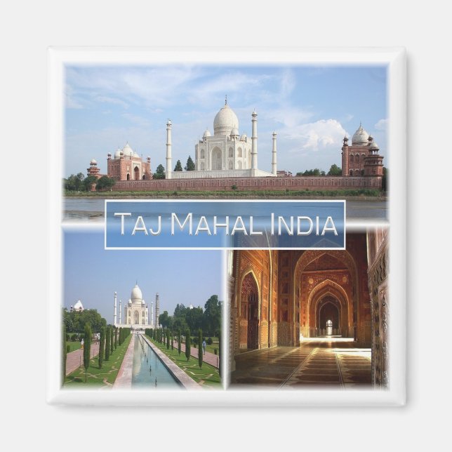 Imán zIN010 THE TAJ MAHAL, India, Asia, Fridge (Frente)
