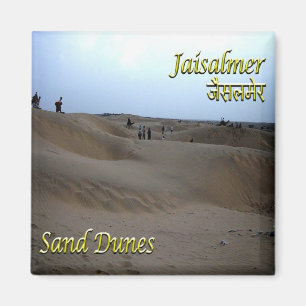 Imán zIN028 Dunas de arena JAISALMER, India, Asia, neve