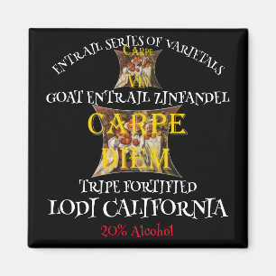Imán Zinfandel entrañas de cabra de la tripa de Califor