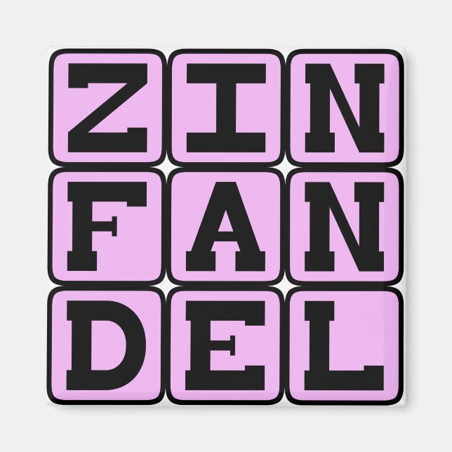 Imán Zinfandel, Tipo de Vino Blanco (Frente)