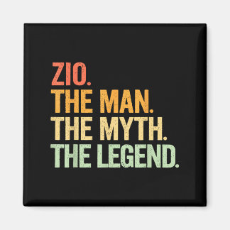 Imán Zio Man Myth Legend Retro Artwork
