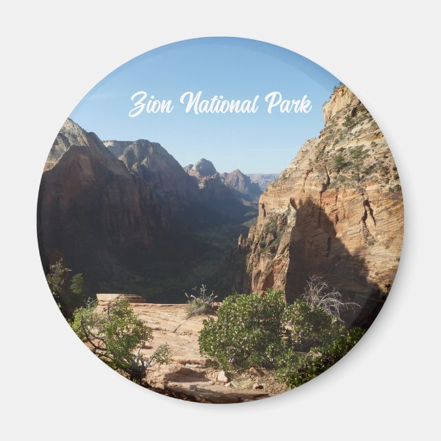 Imán Zion desde Angels Landing Trail Parque Nacional Zi (Frente)