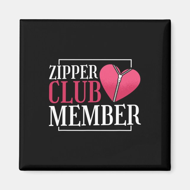 Imán Zipper Club Miembro de la Asociación de Enfermedad (Frente)