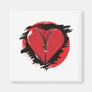 Imán Zipper Heart