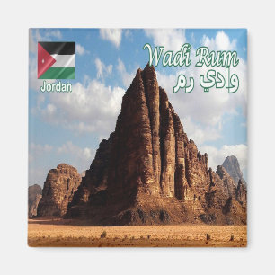 Imán zJO016 WADI RUM, SIETE PILARES, Jordania, Fridge