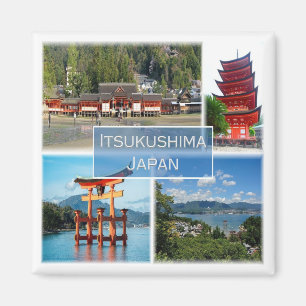 Imán zJP004 ITSUKUSHIMA MIYAJIMA, Japón, Fridge