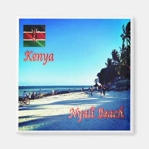 Imán zKE019 KENYA, Nyali Beach, África, Fridge
