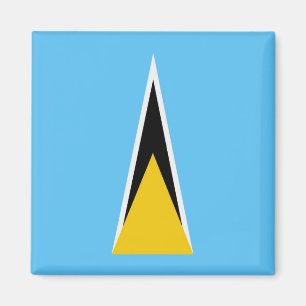Imán zLC001 SAINT LUCIA, FLAG, América, Fridge