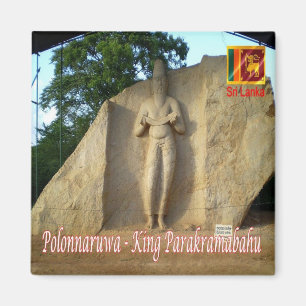 Imán zLK016 KING PARAKRAMABAHU Polonnaruwa, Fridge