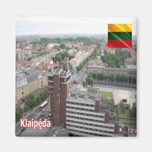 Imán zLT013 KLAIPEDA, Lithuania, Fridge Magnet