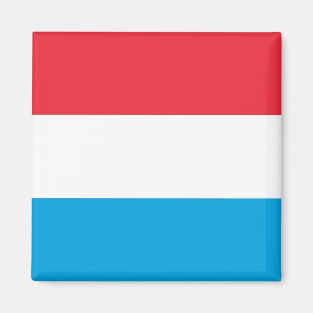 Imán zLU001 Luxemburgo FLAG, Fridge (Frente)