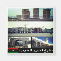 zLY017 TRIPOLI, Mosaic, Libia, África, Fridge