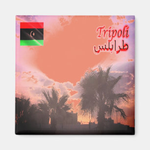 Imán zLY024 TRIPOLI, Sky, Libya, Africa, Fridge