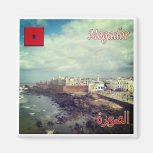 Imán zMA007 MARRUECOS, Essaouira Magador, África, Fridg