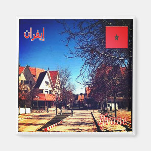 Imán zMA010 IFRANE, Marruecos, África, Fridge