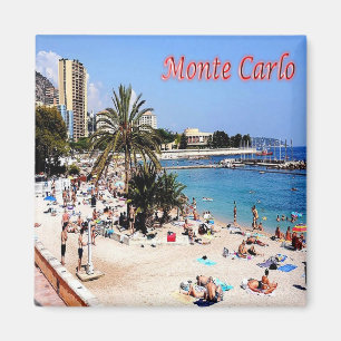 Imán zMC017 MONTE CARLO, PLAGE, Mónaco, Fridge