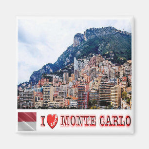 Imán zMC020 MONTE CARLO, Mónaco, nevera