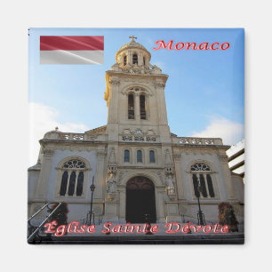 Imán zMC022 Monte Carlo, IGLESIA SAINTE-DÉVOTE, Fridge