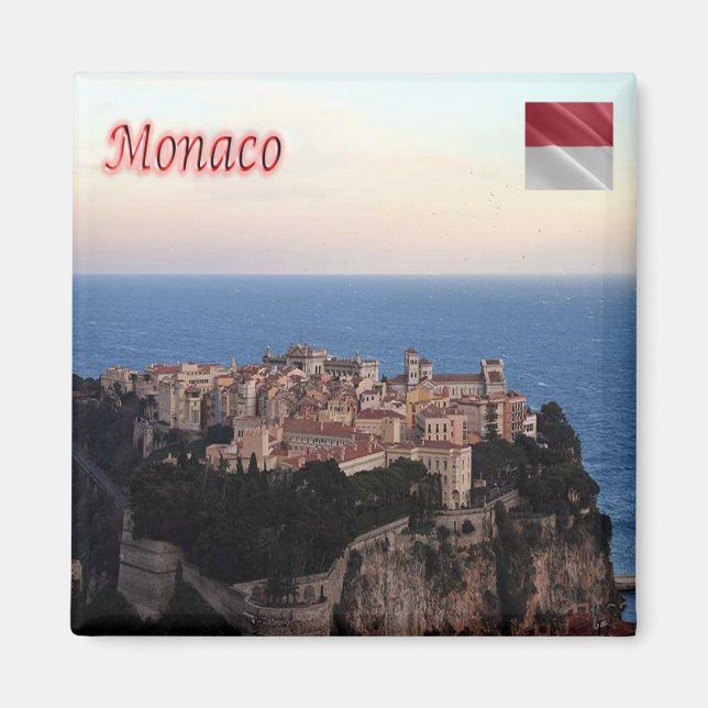 Imán zMC023 VILLE MONACO wiew, Fridge (Frente)