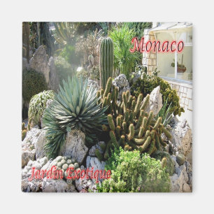 Imán zMC046 JARDÍN EXÓTICO, Mónaco, Fridge