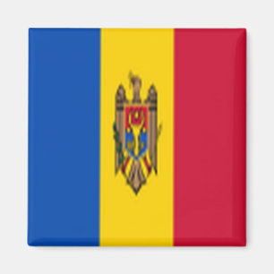 Imán zMD001 FLAG moldava, Moldavia, Fridge