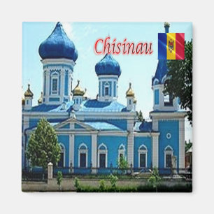 Imán zMD008 Monasterio CHISINAU Ciuflea Moldavia, Fridg