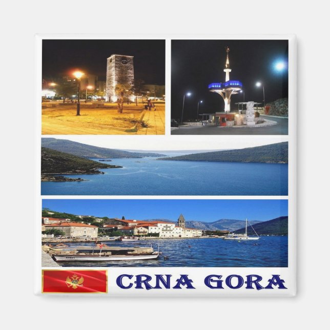 Imán zME005 CRNA GORA, Montenegro, Fridge (Frente)