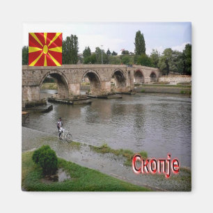 Imán zMK005 SKOPJE, Macedonia del Norte, Europa