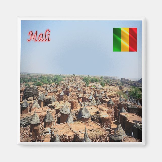 Imán zML006 MALI, Endelou, África, Fridge (Frente)