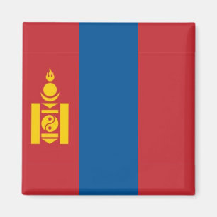 Imán zMN001 Mongol FLAG Mongolia, Fridge