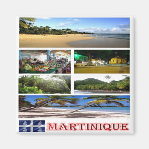 Imán zMQ003 martinique, Mosaic, América, Fridge