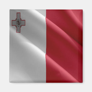 Imán zMT002 MALTESE ondulando FLAG Malta, Fridge
