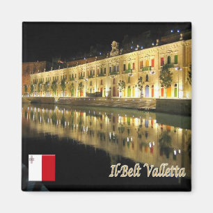 Imán zMT011 IL-BELT waterfront VALLETTA, Malta, Fridge