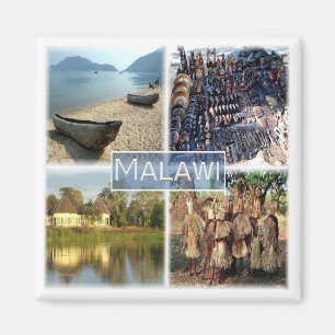 Imán zMW010 MALAWI, Mosaic, África, Fridge