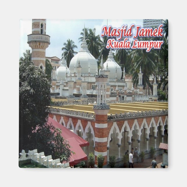 Imán zMY009 MASJID JAMEK Kuala Lumpur, Malasia, (Frente)