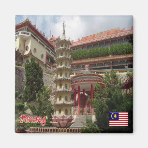 Imán zMY019 Kek Lok Si PENANG, Malasia, Asia, Fridge