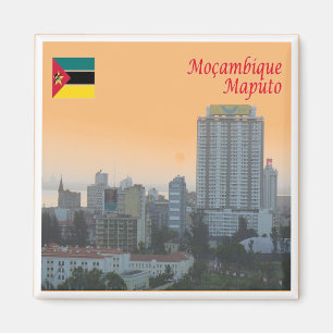 Imán zMZ008 MAPUTO, Mozambique, África, Fridge