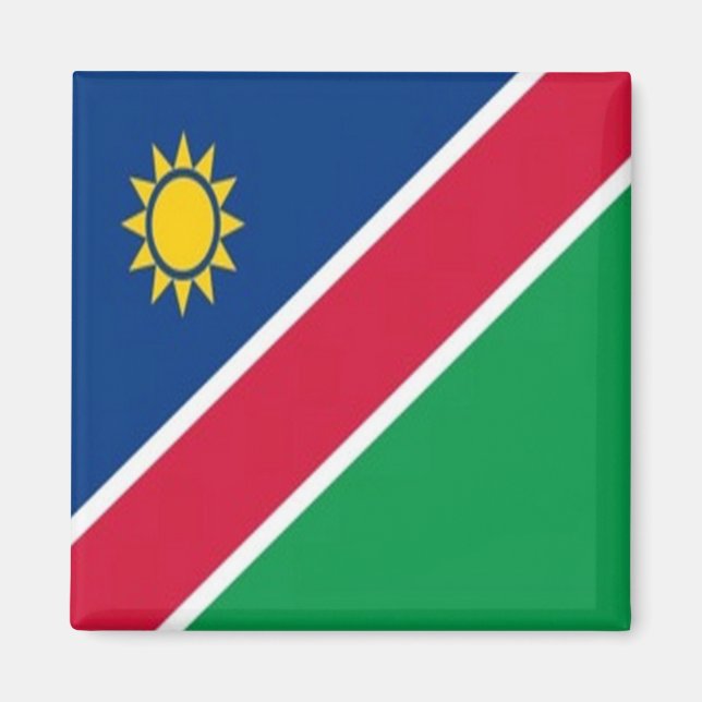 Imán zNA001 NAMIBIA, Bandera, África, Fridge (Frente)
