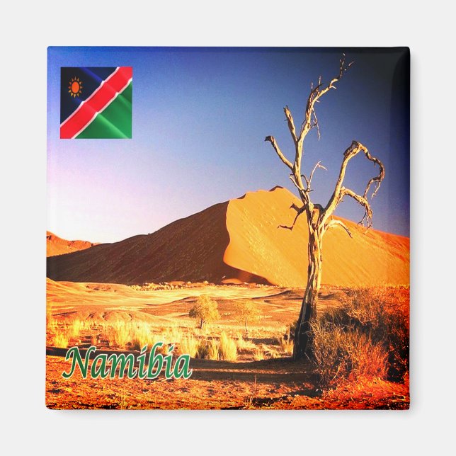 Imán zNA004 Desierto de NAMIBIA, África, Fridge (Frente)