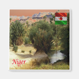 Imán zNE008 NIGER, Oasis Bilma, África, Fridge