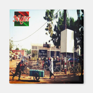 Imán zNE009 NIGER, Place Djibo Bakary Walraven, Fridge