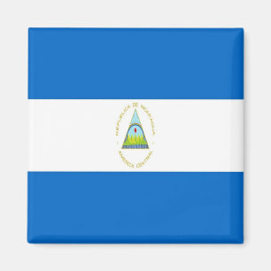 Imán zNI001 NICARAGUA, Bandera, América, Fridge