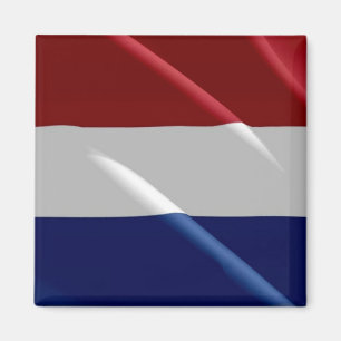 Imán zNL002 FLAG ondulada en DUTCH, Países Bajos, Holan