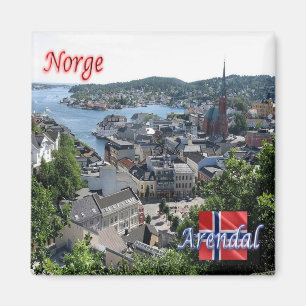 Imán ZNO178 ARENDAL, Noruega, Europa, Fridge