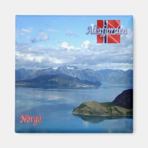 Imán zNO179 ALTAFJORDEN, Noruega, Europa, Fridge