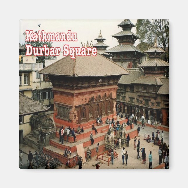 Imán zNP003 Durbar Square KATHMANDU, Nepal Asia, Fridge (Frente)