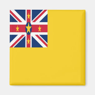 Imán zNU001 NIUE FLAG, Oceanía, Fridge
