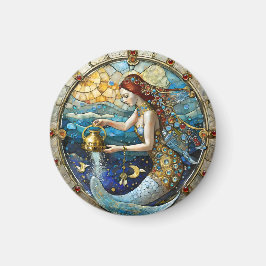 Imán Zodiac - Aquarius La Sirenita Del Alumno