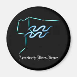 Imán Zodiac Constellation Aquarius Magnet