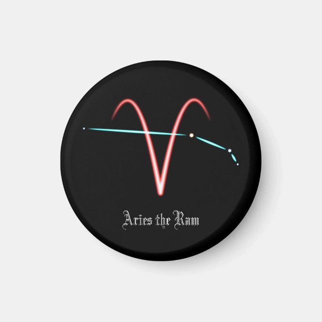Imán Zodiac Constellation Aries Magnet (Frente)